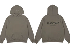 FOG double line heavyweight high street trendy brand hooded sweatshirt with plush loose sweatshirt jacket suitable for men and women, youthful and popular style (24)