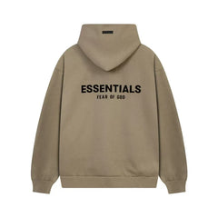 FOG ESSENTIALS Fashion High Street Letter Plush Autumn/Winter Casual Plush Hooded Sweatshirt Pants Set for Men (4)