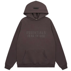 FOG double line heavyweight high street trendy brand hooded sweatshirt with plush loose sweatshirt jacket suitable for men and women, youthful and popular style (41)