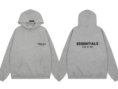FOG double line heavyweight high street trendy brand hooded sweatshirt with plush loose sweatshirt jacket suitable for men and women, youthful and popular style (22)