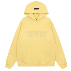 FOG double line heavyweight high street trendy brand hooded sweatshirt with plush loose sweatshirt jacket suitable for men and women, youthful and popular style (38)