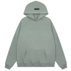 FOG double line heavyweight high street trendy brand hooded sweatshirt with plush loose sweatshirt jacket suitable for men and women, youthful and popular style (37)