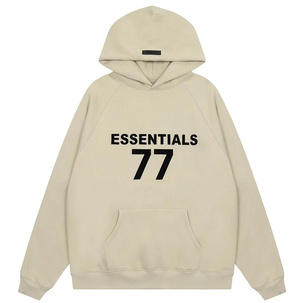 FOG double line heavyweight high street trendy brand hooded sweatshirt with plush loose sweatshirt jacket suitable for men and women, youthful and popular style (27)