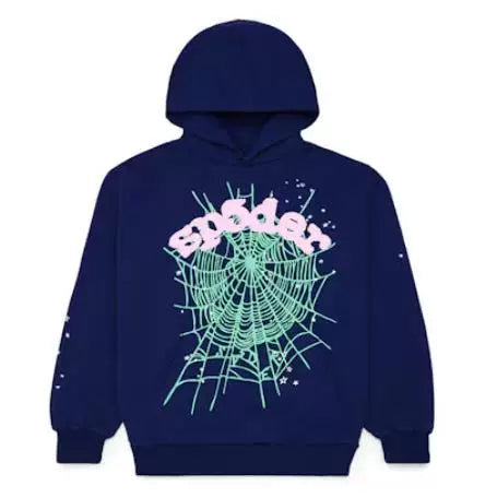 跨境美潮Sp5der连帽卫衣 P*NK V2防污处理青春流行款 (30)