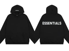FOG double line heavyweight high street trendy brand hooded sweatshirt with plush loose sweatshirt jacket suitable for men and women, youthful and popular style (20)