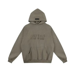 Fog autumn/winter hoodie, sweatpants, long pants with fleece hoodie, versatile letter essentials, loose and trendy ins top (48)