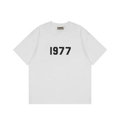 FOG double-line ESSENTIALS short-sleeved T-shirt men European and American couples trendy brand round neck loose cleanfit half-sleeved women (18)