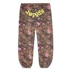 Sp5der Floral Camo Tracksuit — Brown