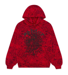 Sp5der OG Tree Camo Hoodie Red