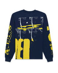 Sp5der X-ray L/S Tee Navy