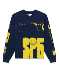 Sp5der X-ray L/S Tee Navy