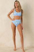 Paradisa Delphina Oceana Blue Multi Bikini Top