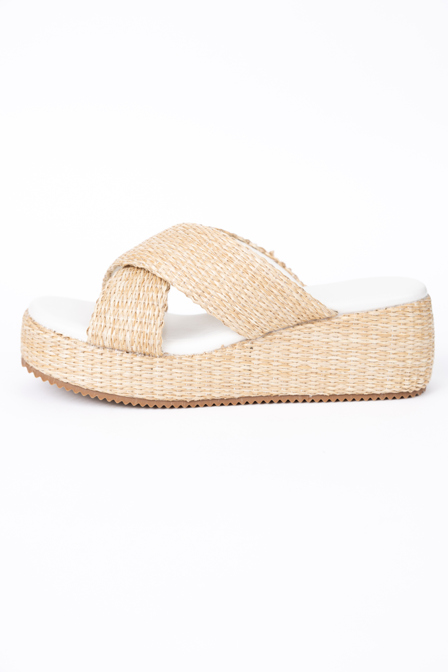 Clementine Tan Cross Platform Sandals