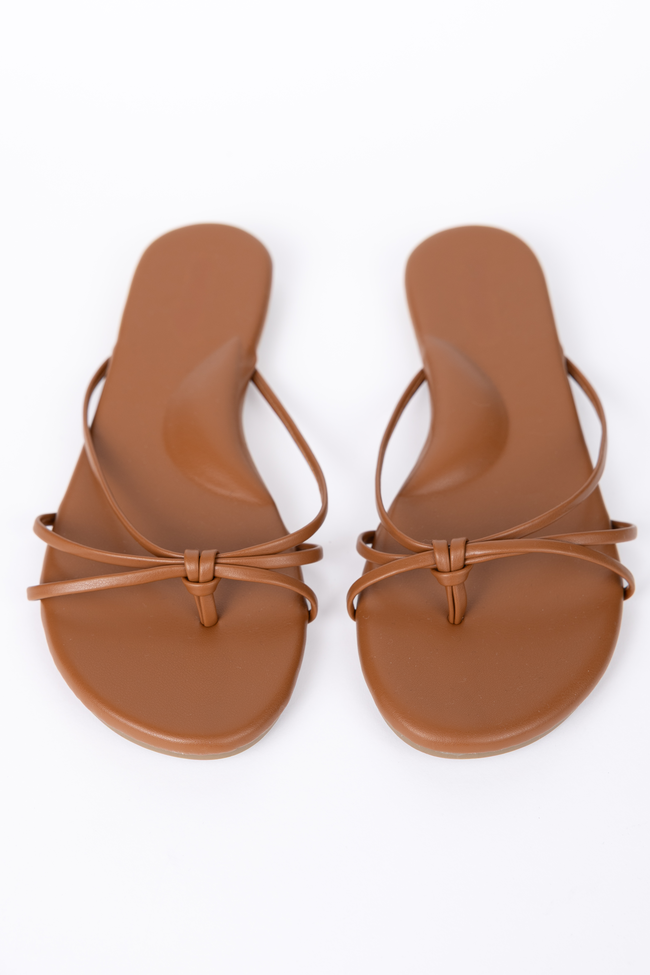 Landry Brown Flip Flops