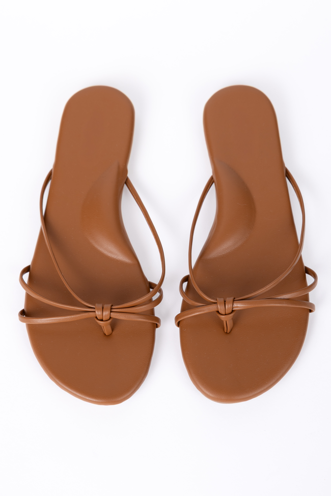 Landry Brown Flip Flops