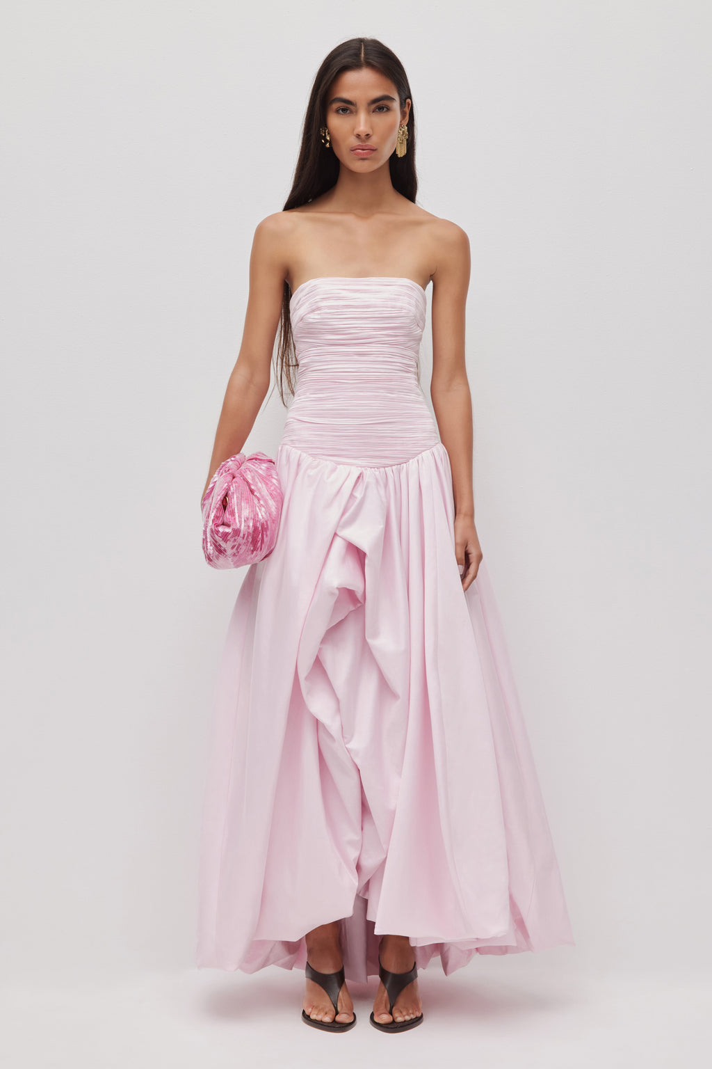 Violette Bubble Hem Maxi Dress
