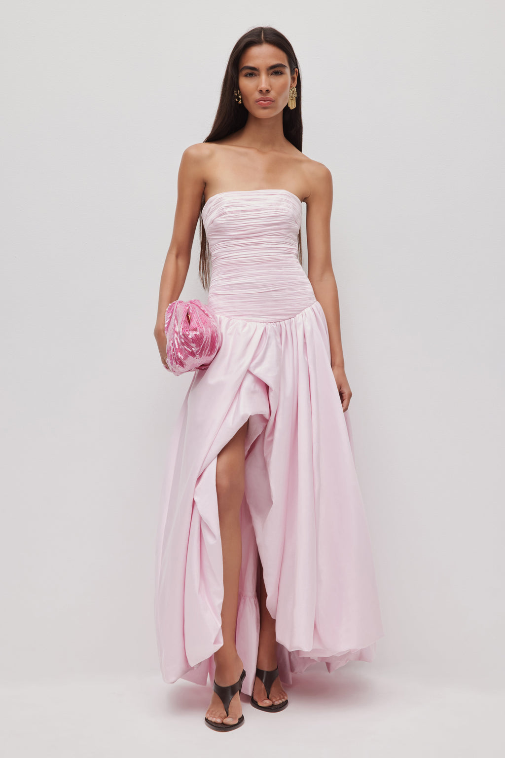 Violette Bubble Hem Maxi Dress