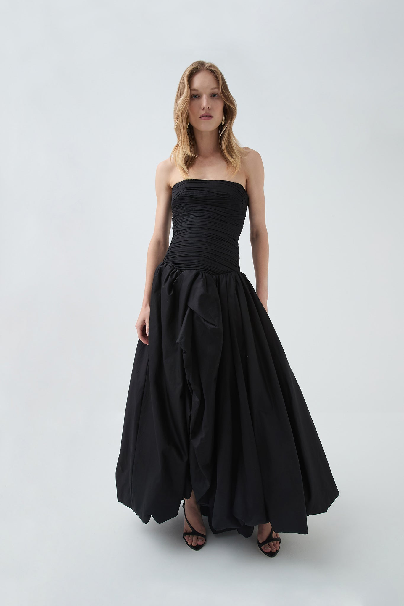 Violette Bubble Hem Maxi Dress