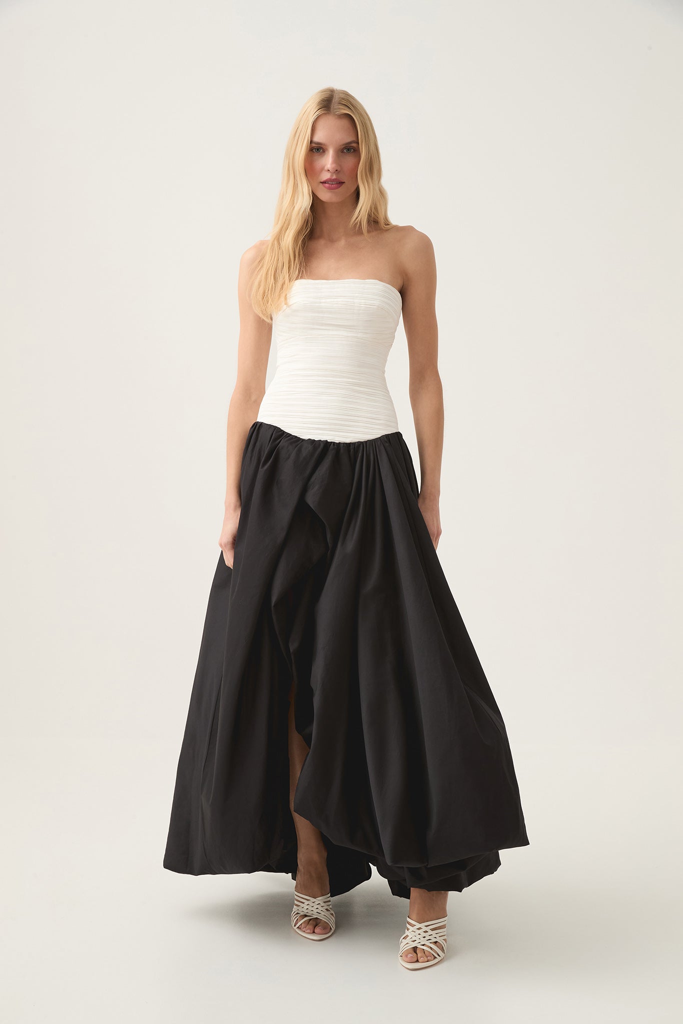 Violette Bubble Hem Maxi Dress