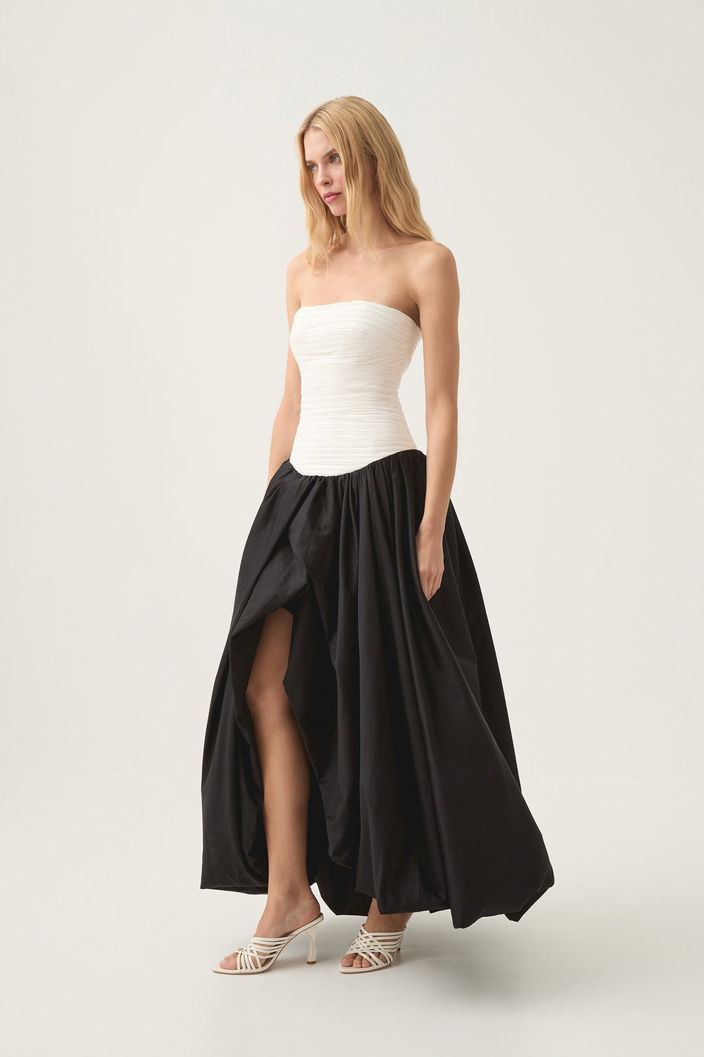 Violette Bubble Hem Maxi Dress