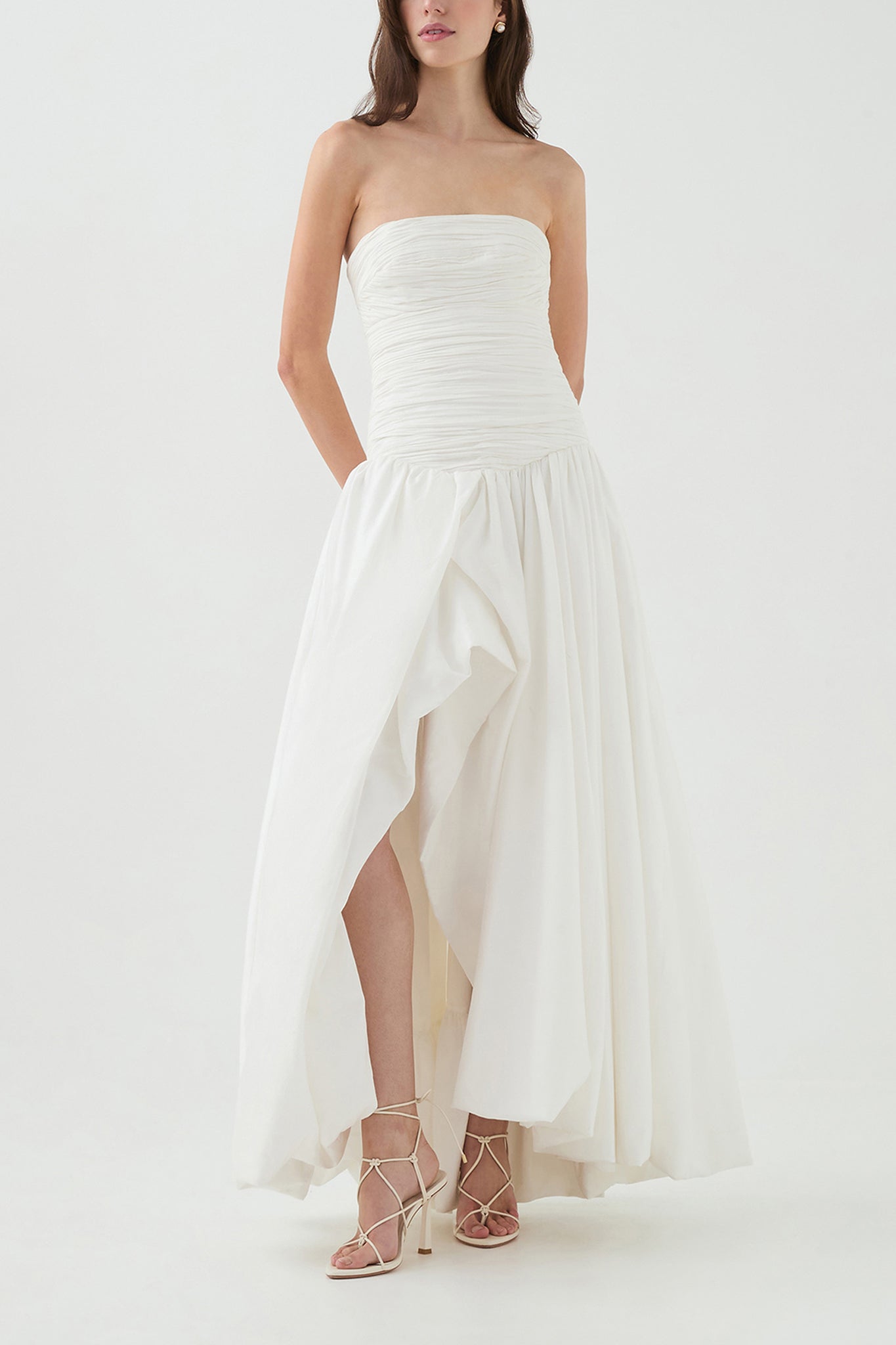 Violette Bubble Hem Maxi Dress