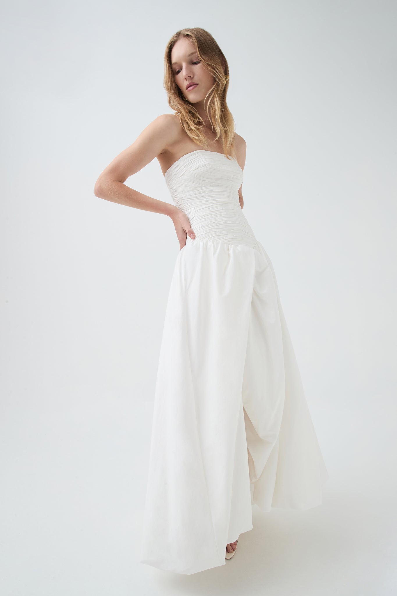 Violette Bubble Hem Maxi Dress