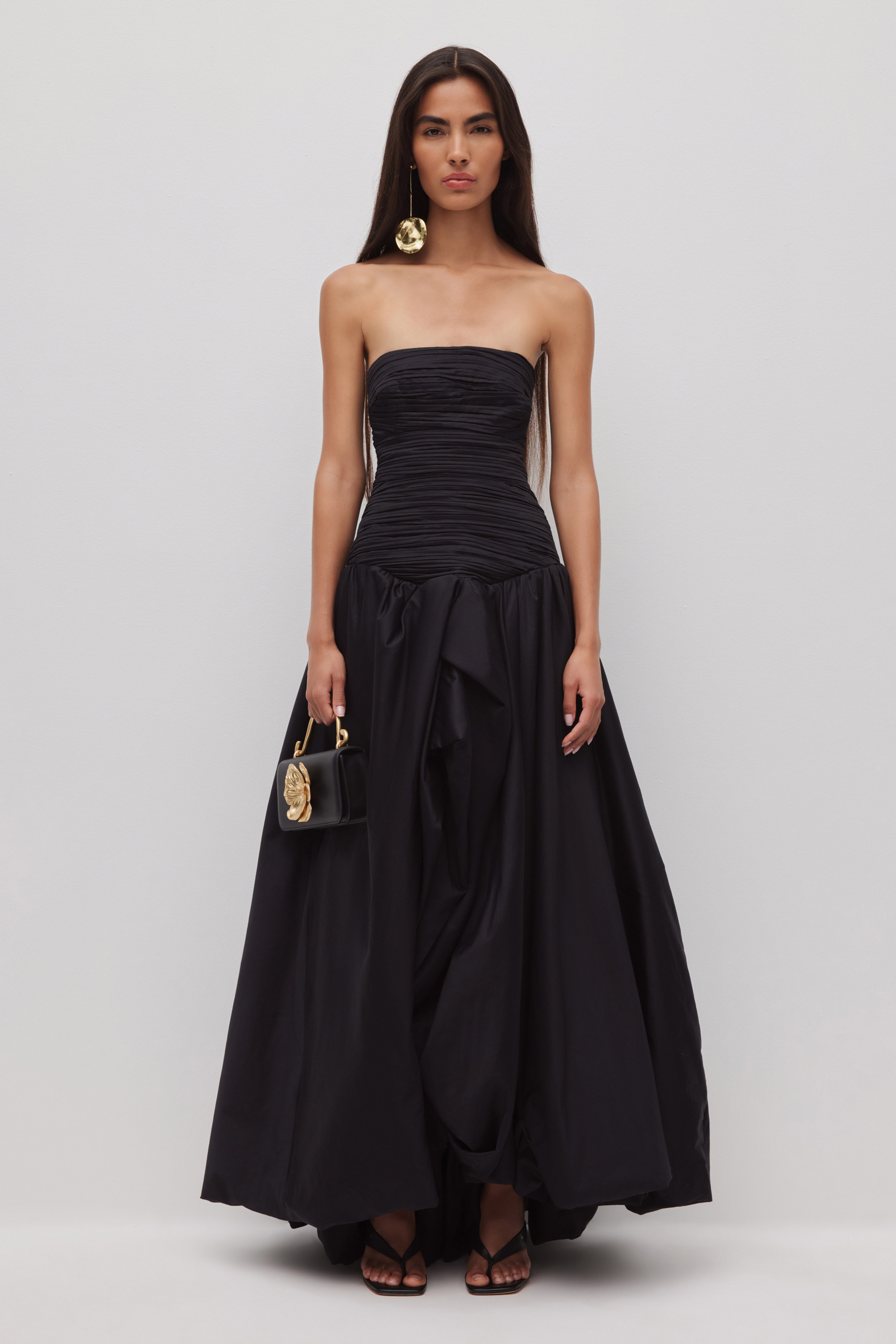 Violette Bubble Hem Maxi Dress