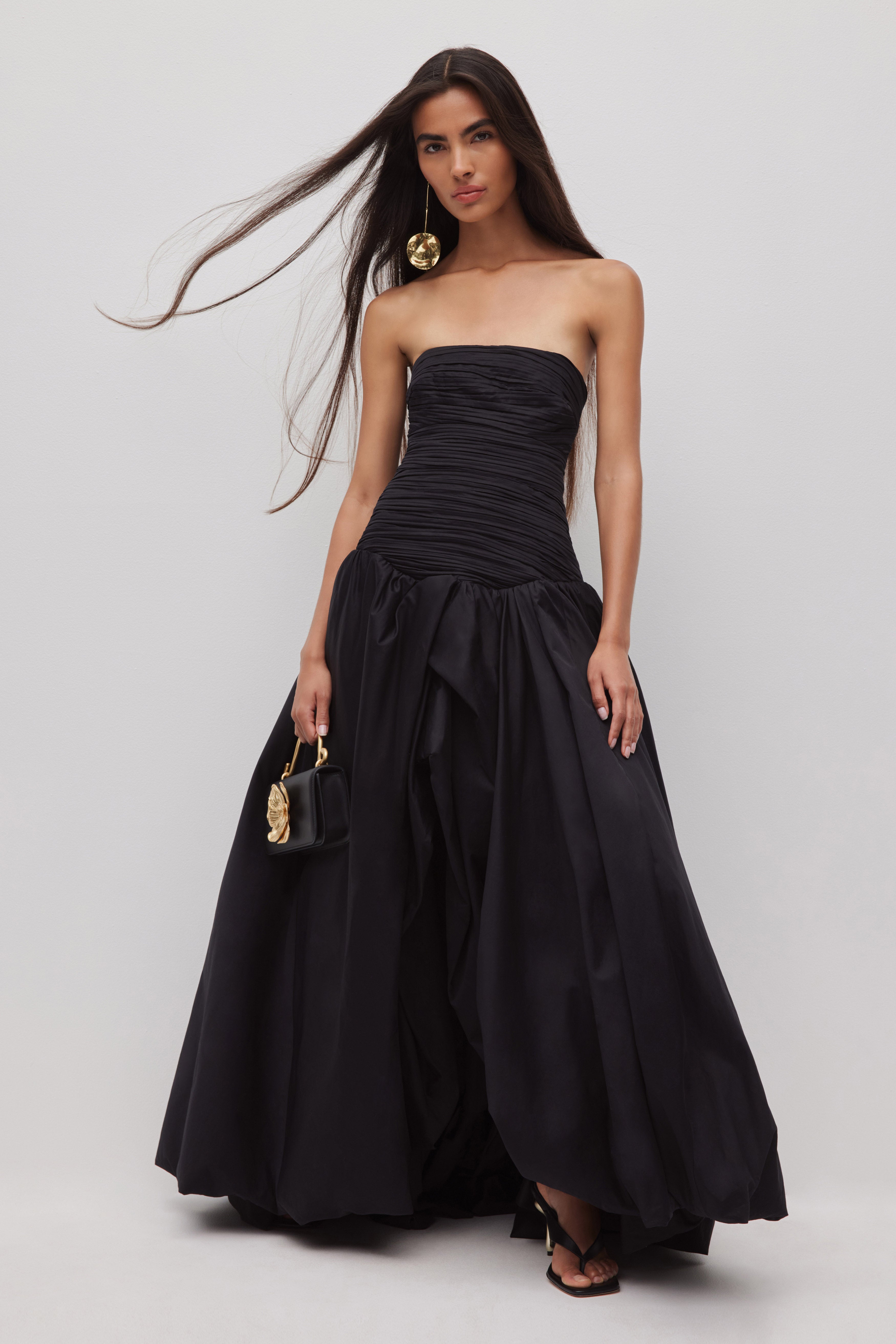 Violette Bubble Hem Maxi Dress