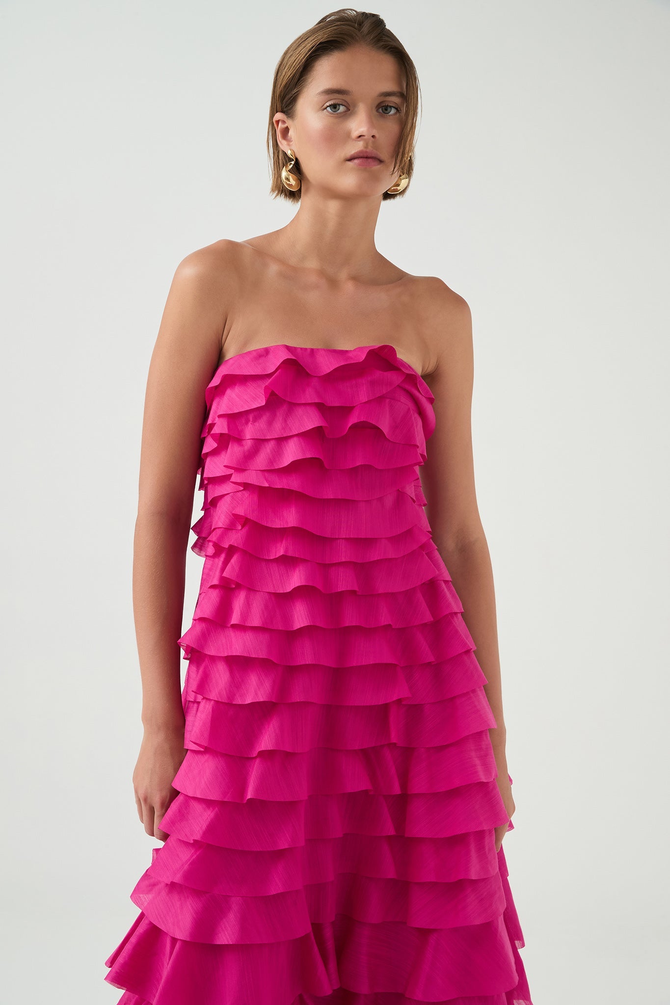 Fleur Pleated Gown