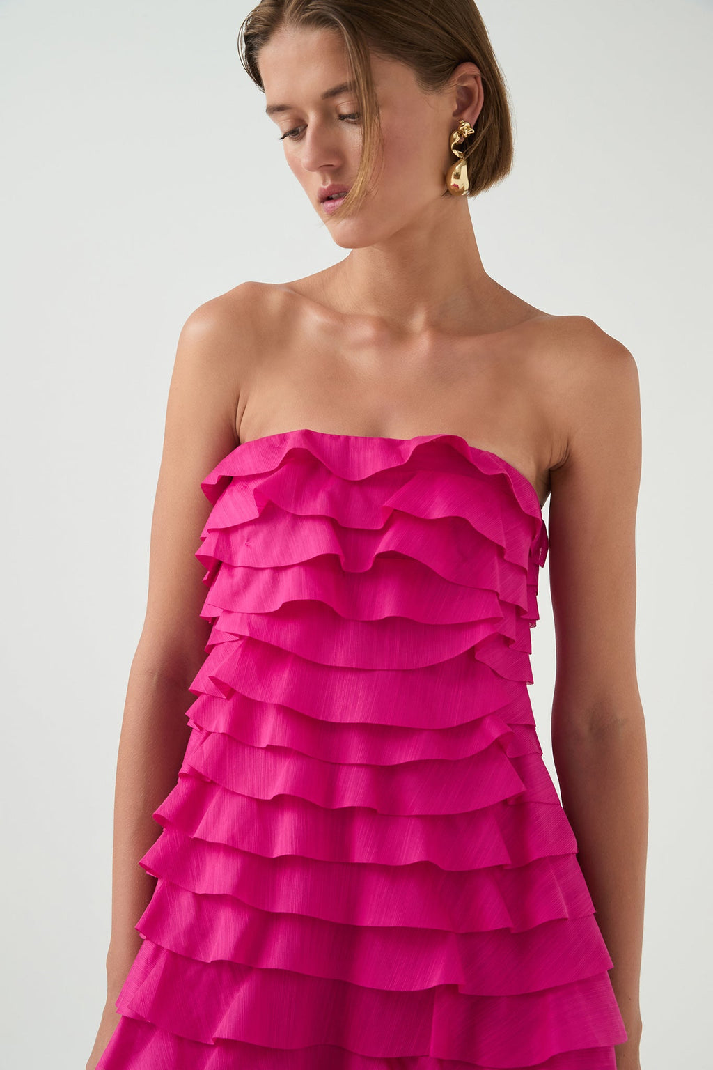 Fleur Pleated Gown