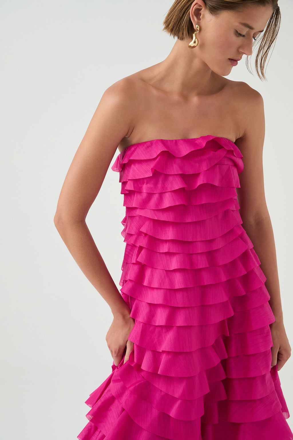 Fleur Pleated Gown