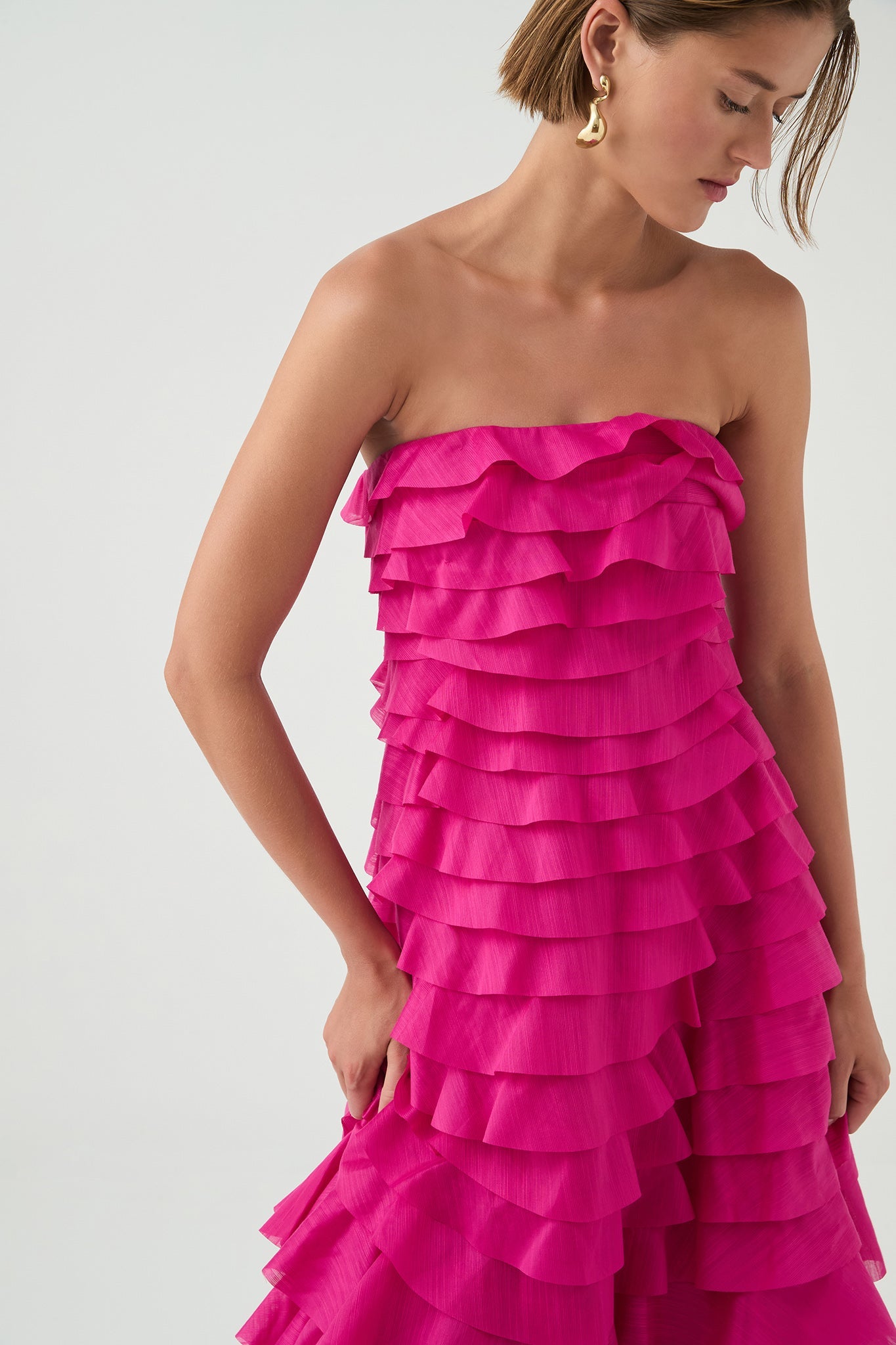 Fleur Pleated Gown