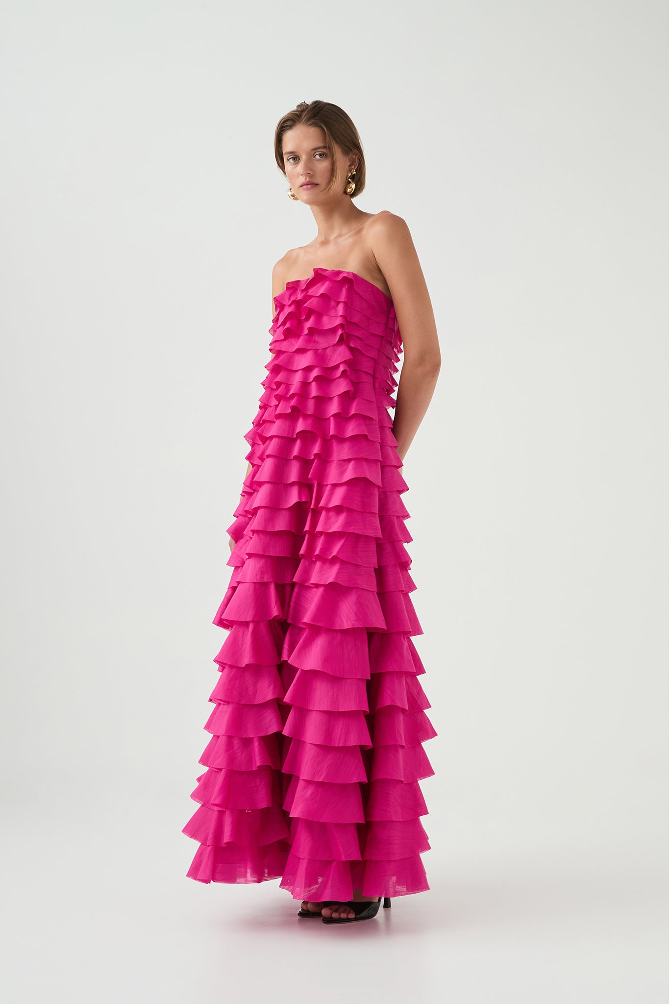 Fleur Pleated Gown