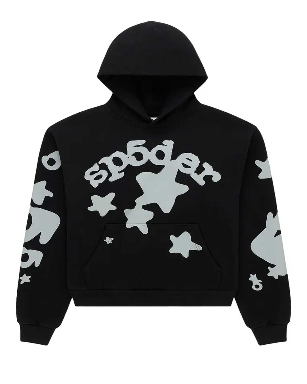 Sp5der Beluga 3M Reflective Hoodie Black