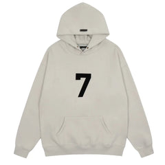 FOG double line heavyweight high street trendy brand hooded sweatshirt with plush loose sweatshirt jacket suitable for men and women, youthful and popular style (9)