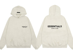 FOG double line heavyweight high street trendy brand hooded sweatshirt with plush loose sweatshirt jacket suitable for men and women, youthful and popular style (21)