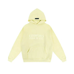 Fog autumn/winter hoodie, sweatpants, long pants with fleece hoodie, versatile letter essentials, loose and trendy ins top (49)