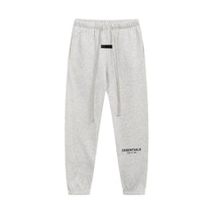 Fog autumn/winter hoodie, sweatpants, long pants with fleece hoodie, versatile letter essentials, loose and trendy ins top (38)