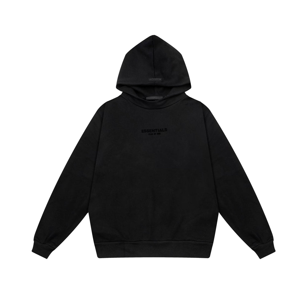 Fog autumn/winter hoodie, sweatpants, long pants with fleece hoodie, versatile letter essentials, loose and trendy ins top (55)