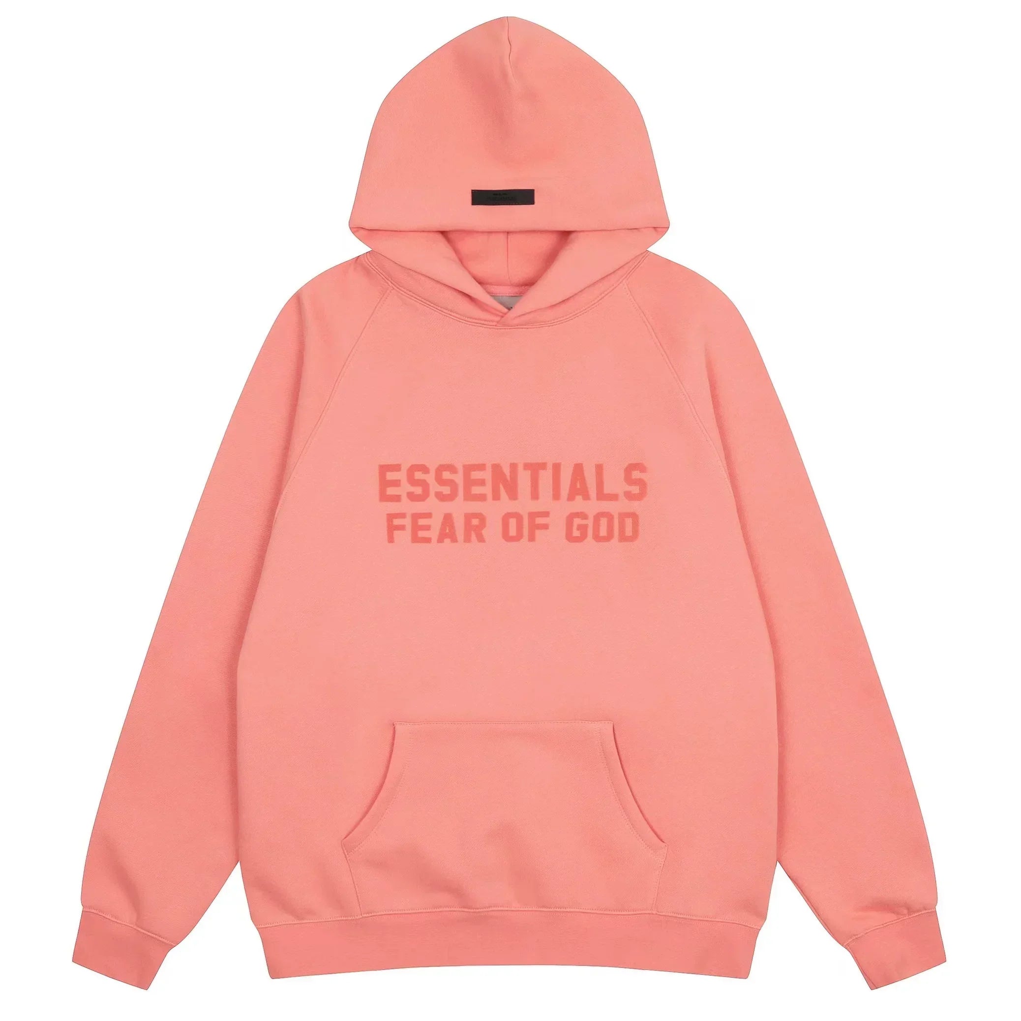 FOG double line heavyweight high street trendy brand hooded sweatshirt with plush loose sweatshirt jacket suitable for men and women, youthful and popular style (39)