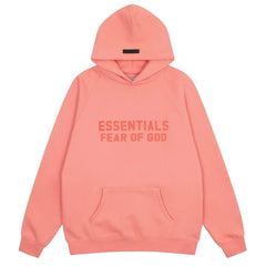 FOG double line heavyweight high street trendy brand hooded sweatshirt with plush loose sweatshirt jacket suitable for men and women, youthful and popular style (39)