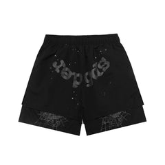 Sp5der shorts American trendy ins niche versatile sweet spider web 555 digital design cartoon summer pants (19)