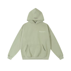 Fog autumn/winter hoodie, sweatpants, long pants with fleece hoodie, versatile letter essentials, loose and trendy ins top (44)