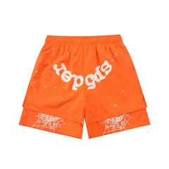 Sp5der shorts American trendy ins niche versatile sweet spider web 555 digital design cartoon summer pants (18)