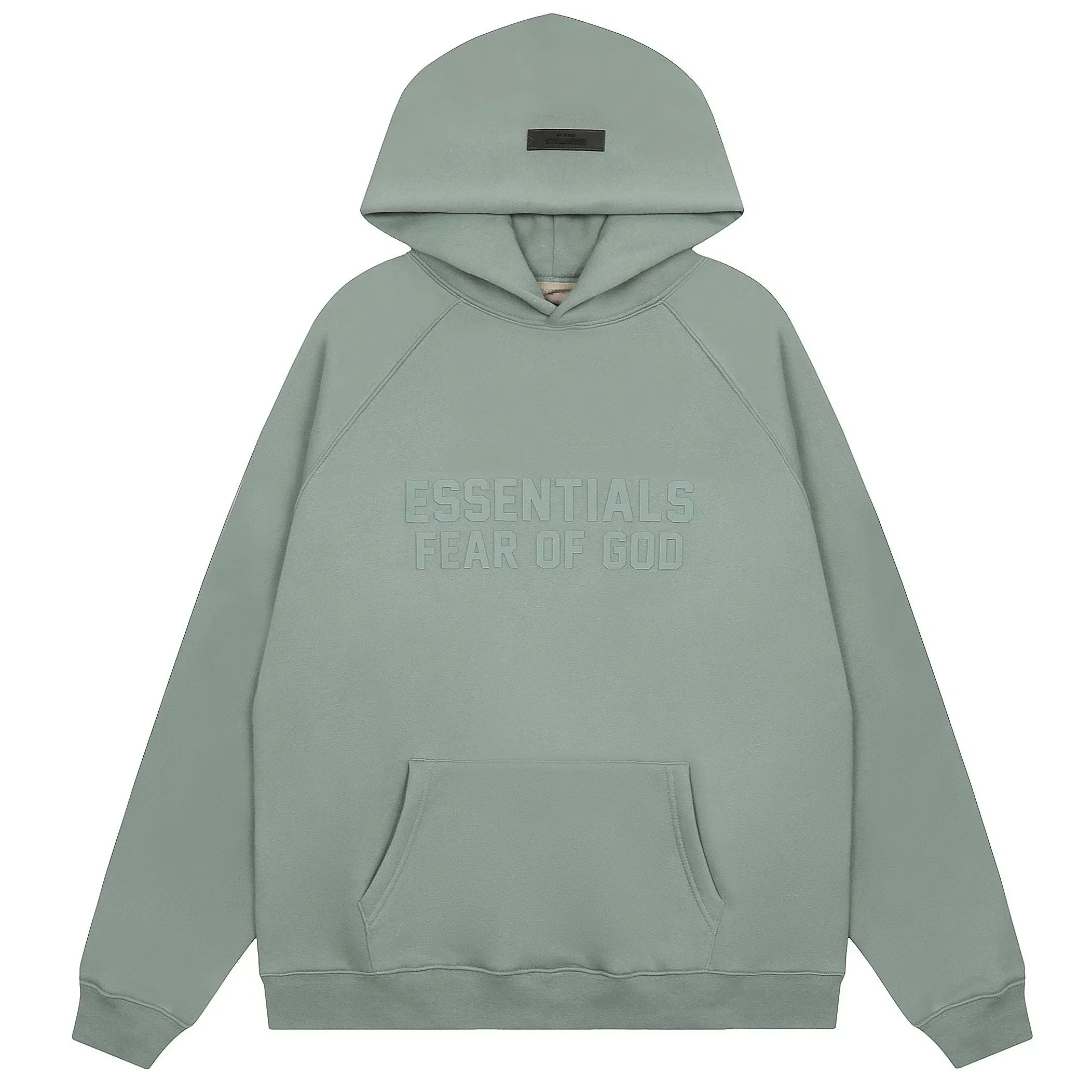 FOG double line heavyweight high street trendy brand hooded sweatshirt with plush loose sweatshirt jacket suitable for men and women, youthful and popular style (37)
