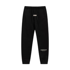 Fog autumn/winter hoodie, sweatpants, long pants with fleece hoodie, versatile letter essentials, loose and trendy ins top (41)