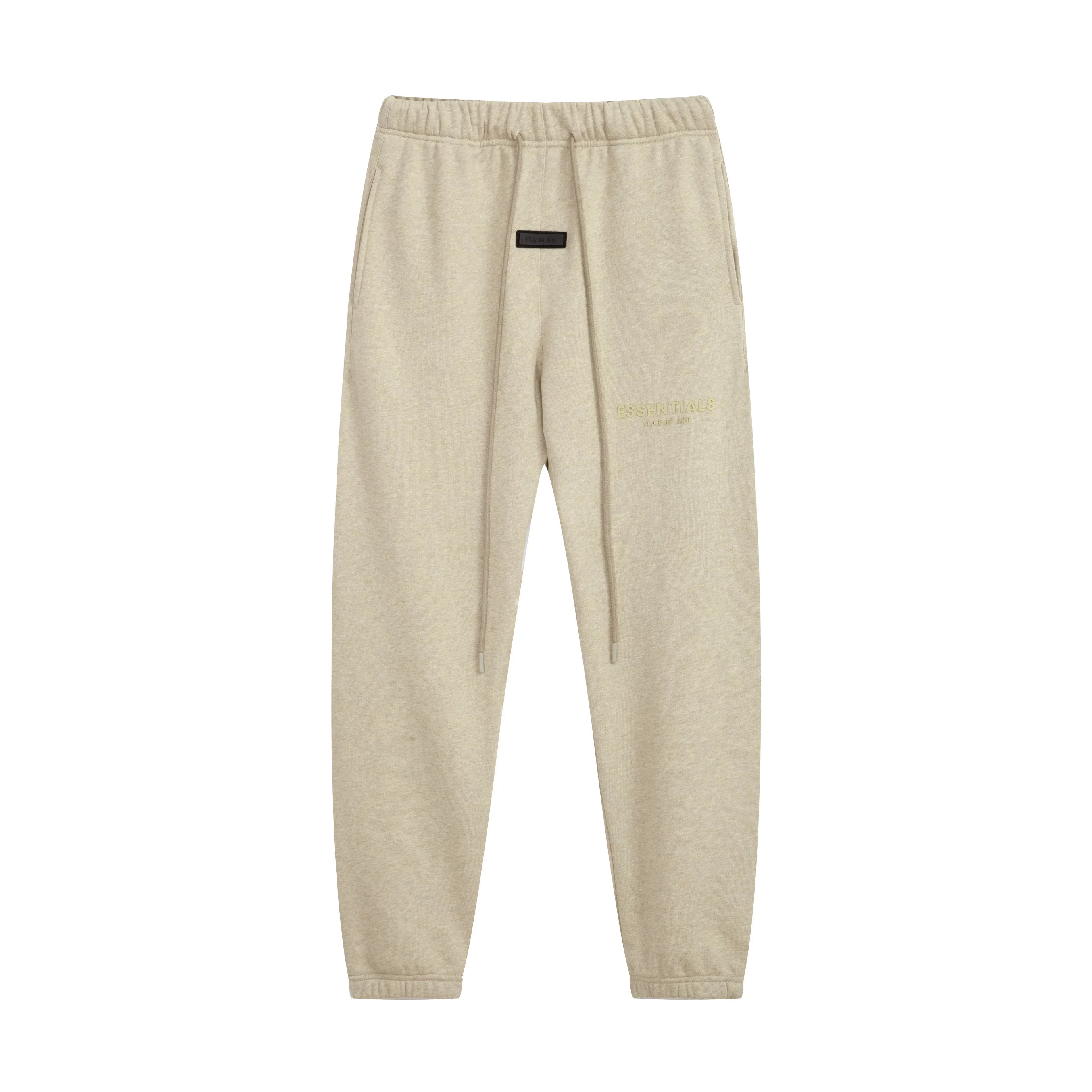 Fog autumn/winter hoodie, sweatpants, long pants with fleece hoodie, versatile letter essentials, loose and trendy ins top (54)