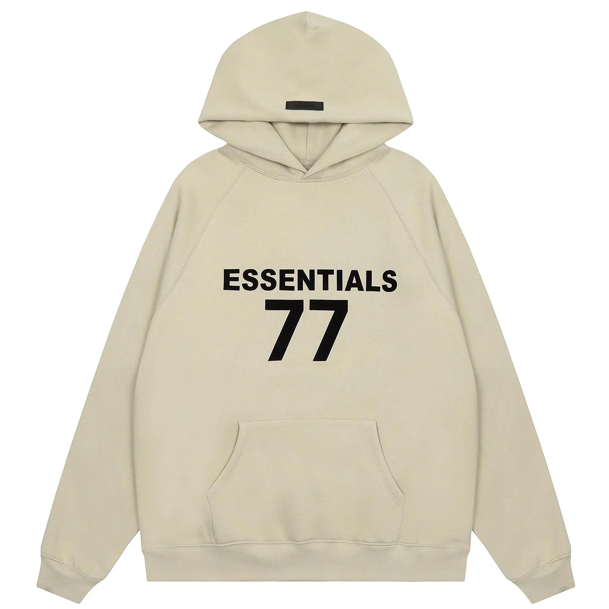 FOG double line heavyweight high street trendy brand hooded sweatshirt with plush loose sweatshirt jacket suitable for men and women, youthful and popular style (27)