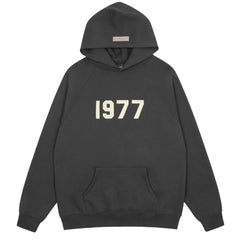 FOG double line heavyweight high street trendy brand hooded sweatshirt with plush loose sweatshirt jacket suitable for men and women, youthful and popular style (6)