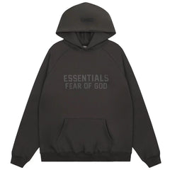 FOG double line heavyweight high street trendy brand hooded sweatshirt with plush loose sweatshirt jacket suitable for men and women, youthful and popular style (35)